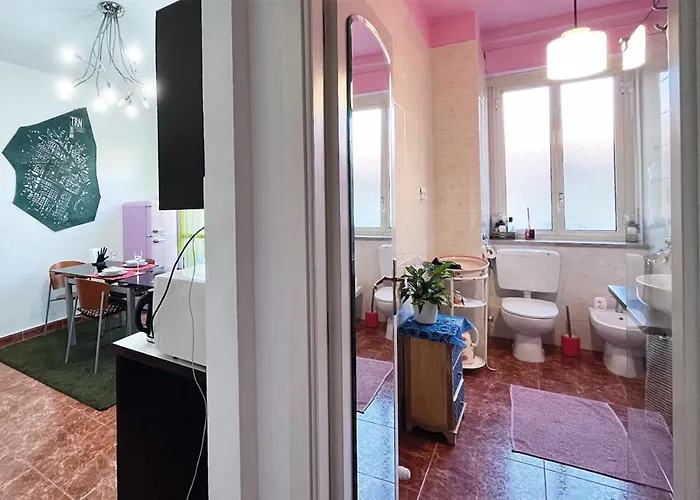 Apartment Flat Center Porta Susa, Free Parking Wifii Smart Tv Sky