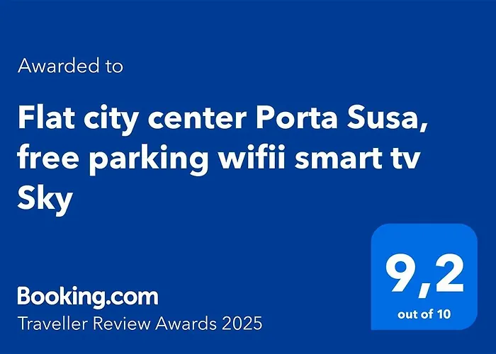 Flat Center Porta Susa, Free Parking Wifii Smart Tv Sky Lägenhet Turin